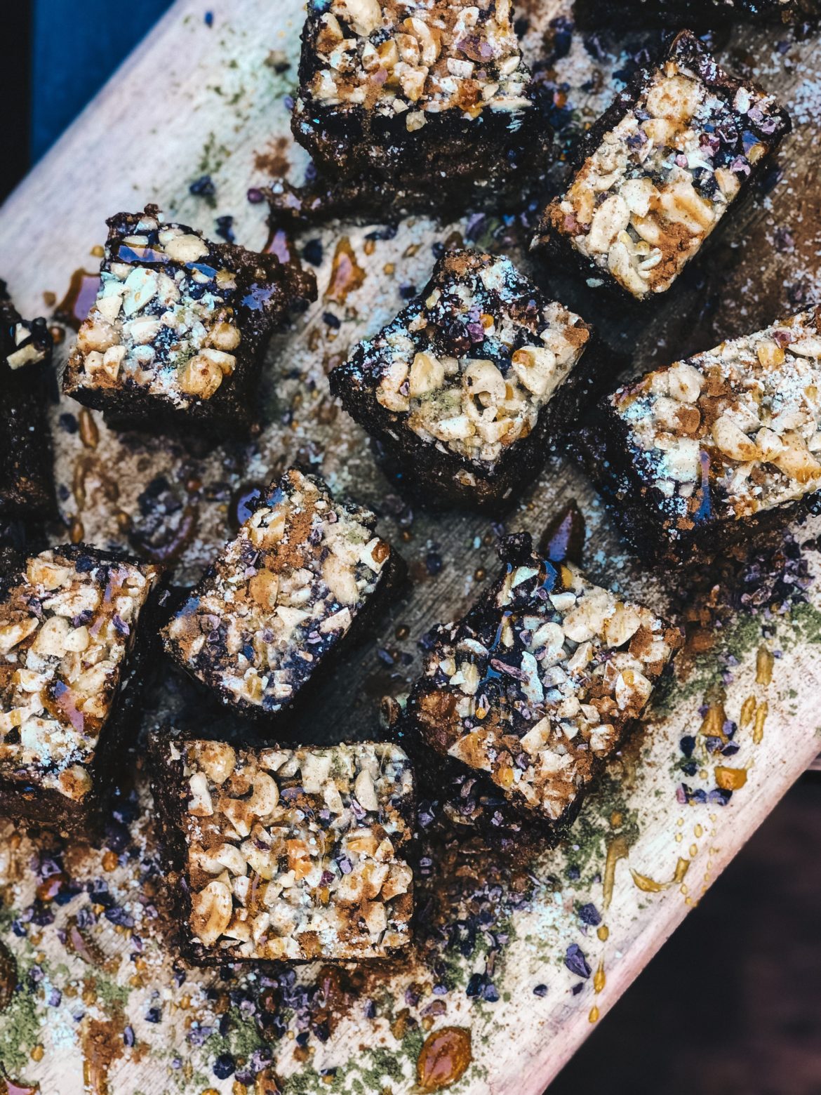 Cassie's Crazy Salted Caramel Peanut Slice