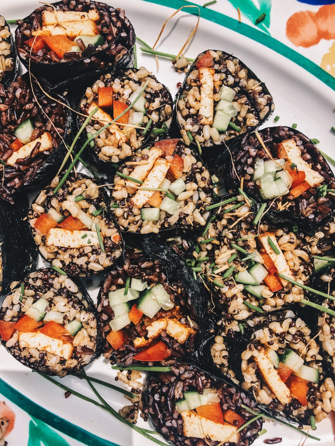 Vegan Black Rice & Quinoa Sushi